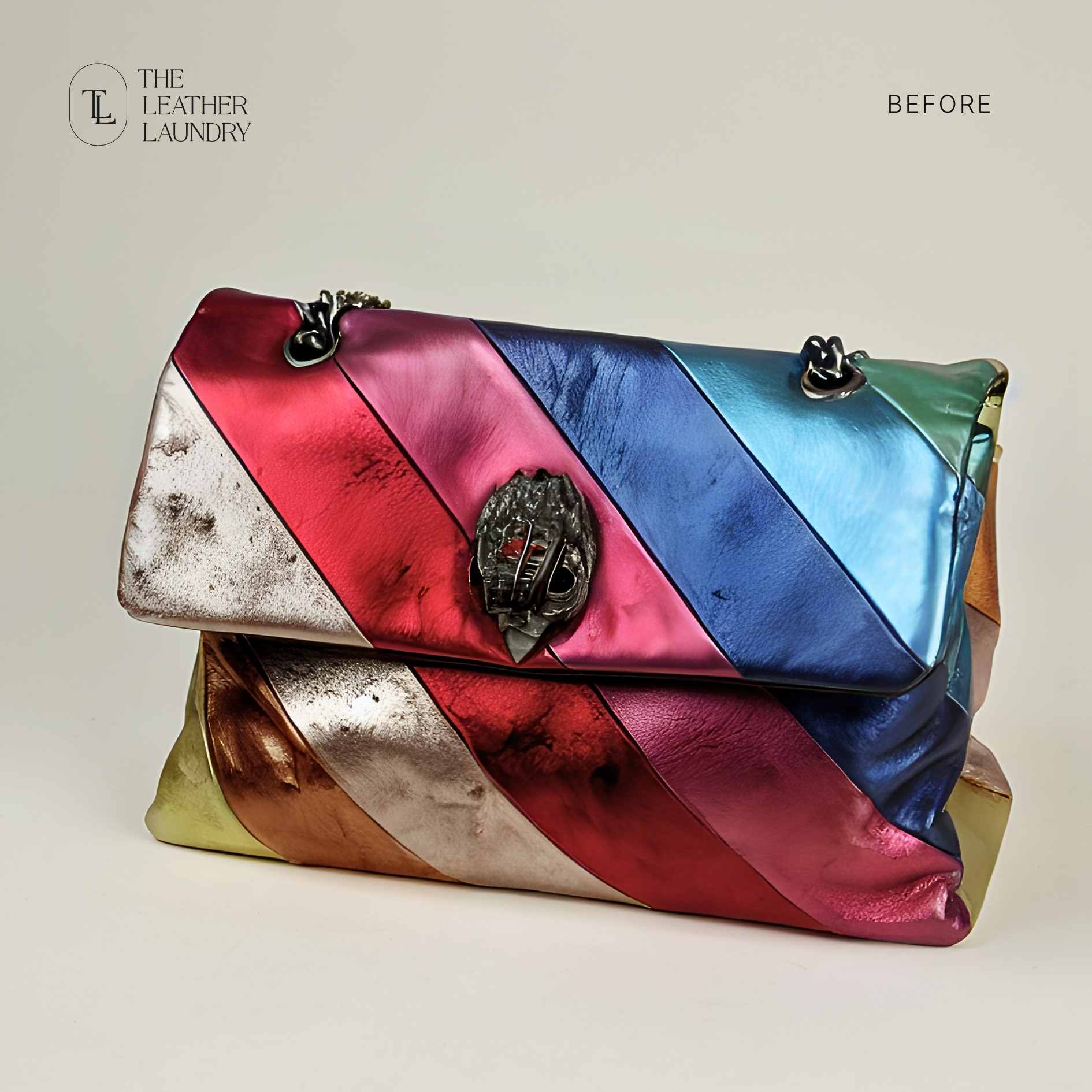 Kurt Geiger Bag Metallic Colour Restoration