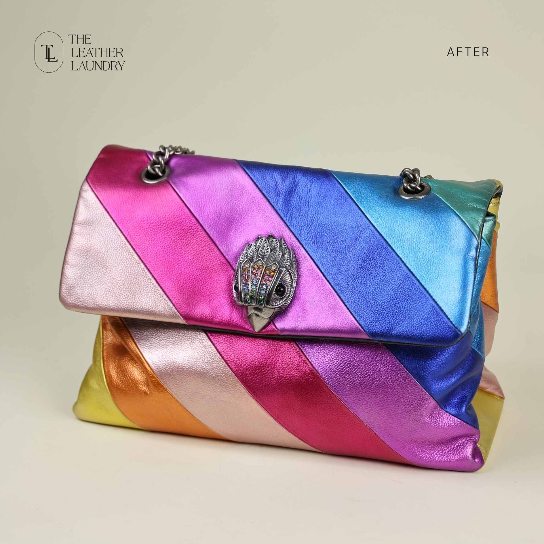 Kurt Geiger Bag Metallic Colour Restoration