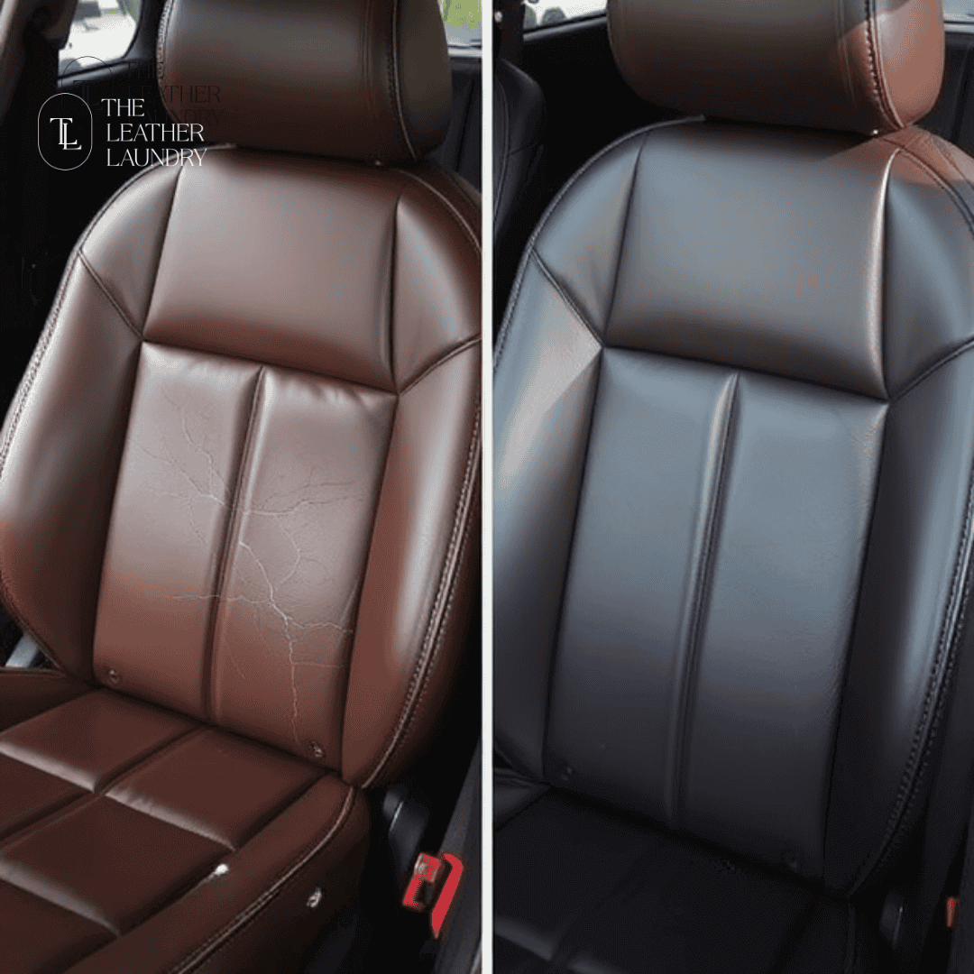 leather car seat cracks repair and restoration