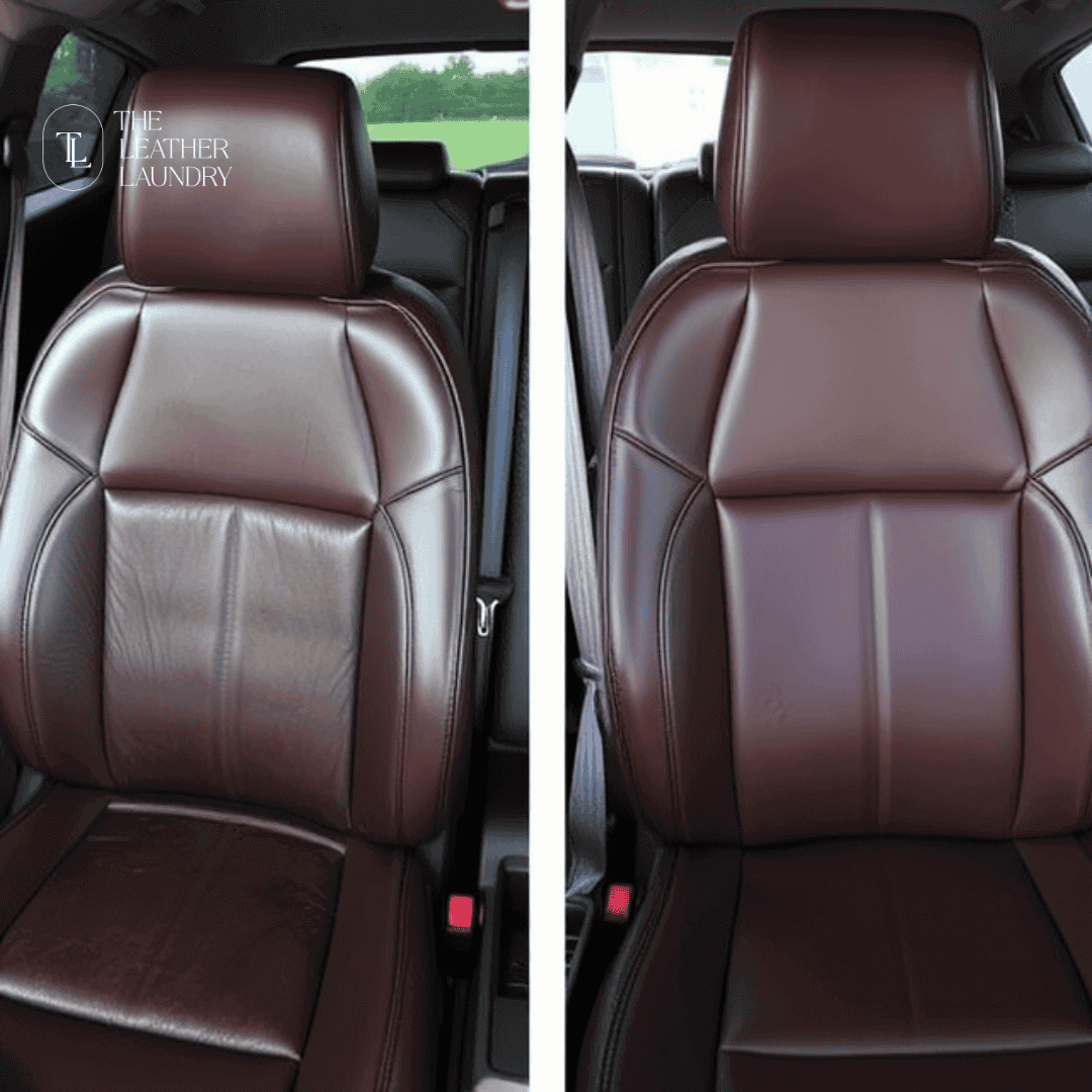 leather car seat polishing