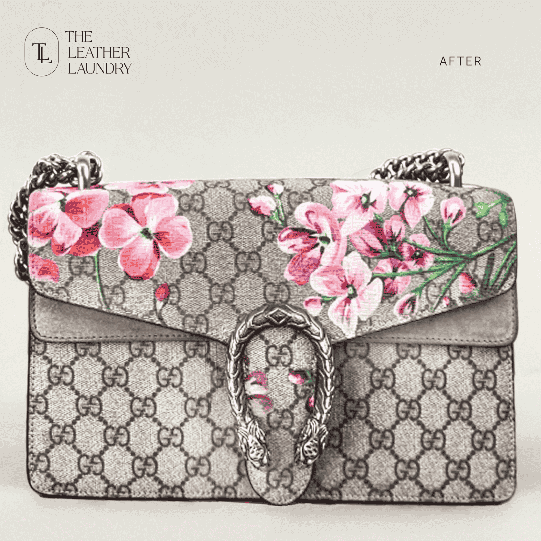 customised leather bag
