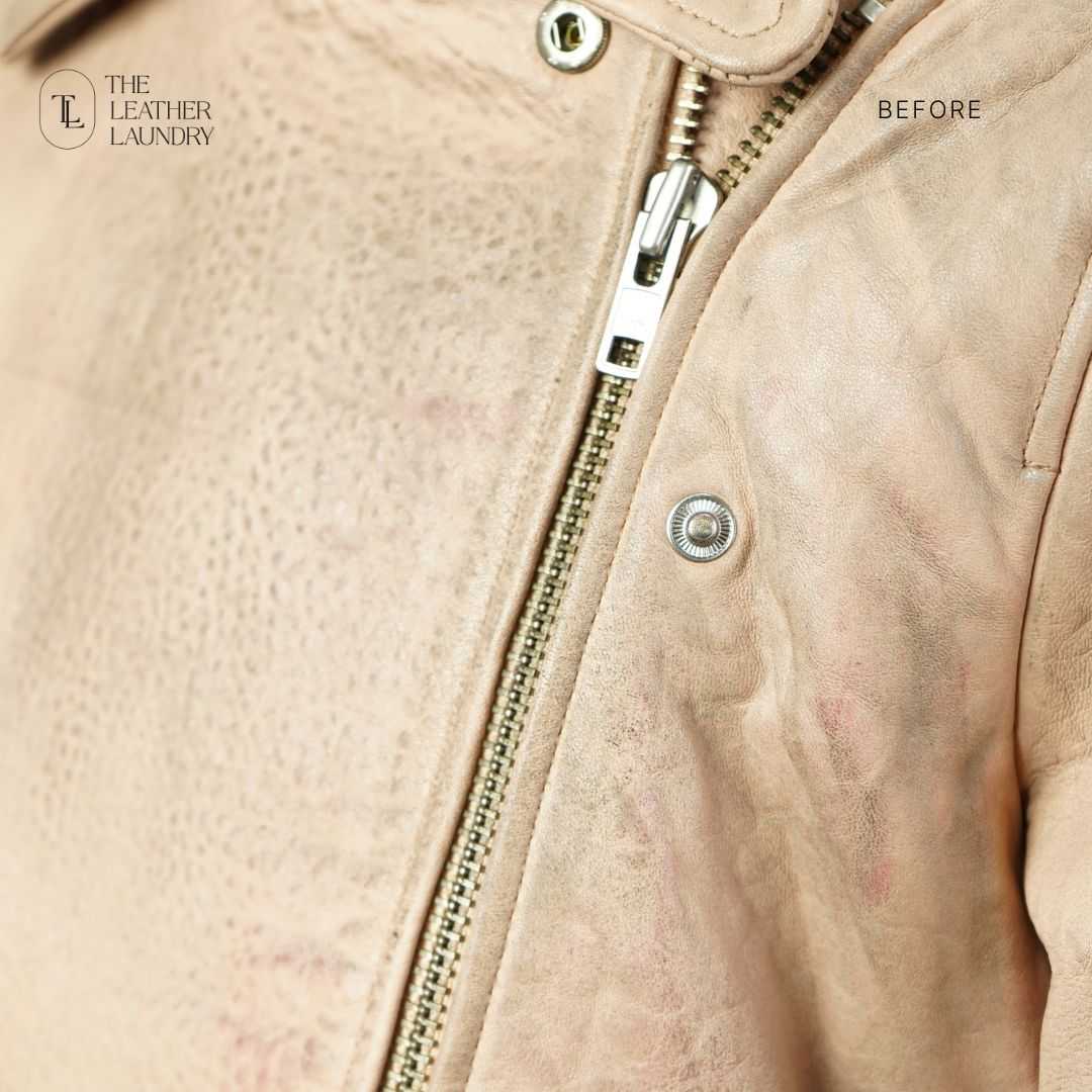 leather jacket polishing