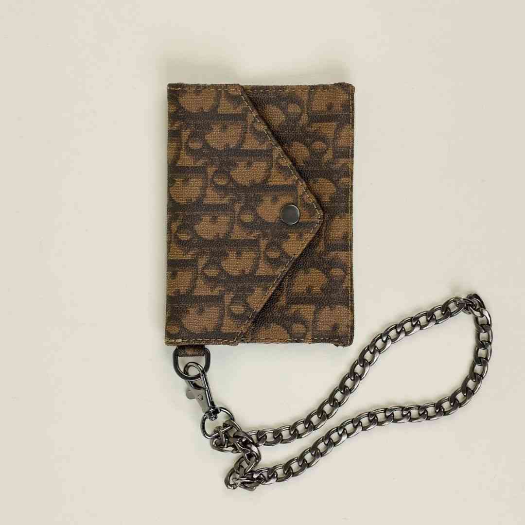 upcycled card wallet